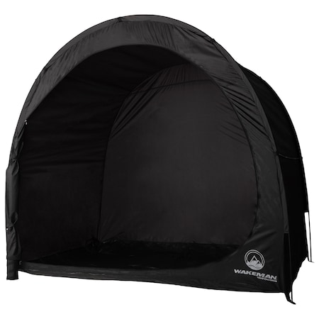 Wakeman Bike Storage Shed-6.5x4x5.3 Tent Holds 3 Bicycles-Water & UV-Resistant with Carry Bag by Wakeman 83-SS1003